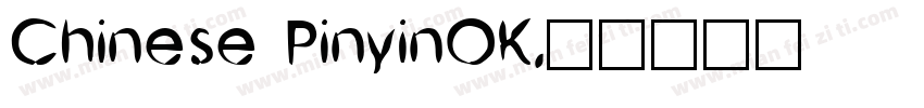 Chinese PinyinOK字体转换